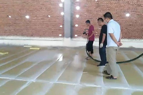 冷庫噴涂施工保溫專用聚氨酯噴涂機(圖2) 冷庫噴涂施工保溫案例